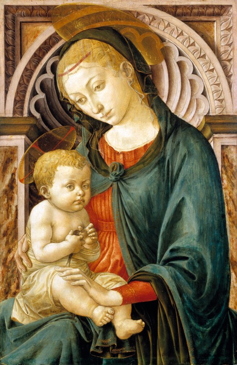 Francesco Pesellino, Virgin and Child with Swallow, mid-1450s. Isabella Stewart Gardner Museum.