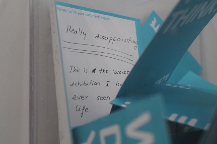 Brutally honest visitor feedback at the Tate Modern